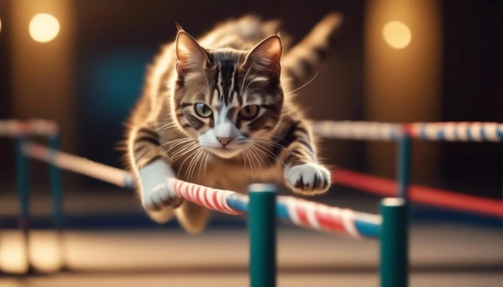 engaging cats in agility