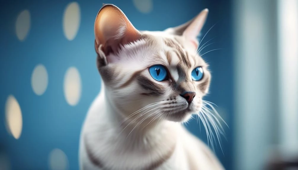 colorpoint shorthair cat profile
