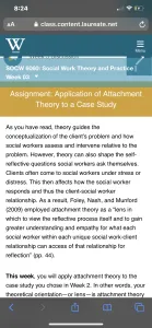 SOCW 6060 Social Work Theories