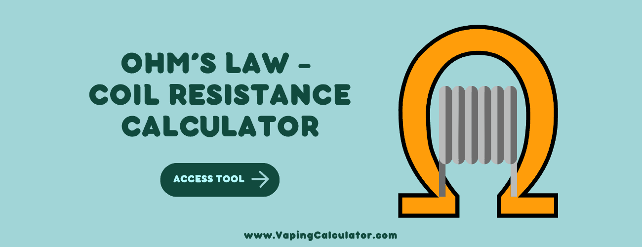 Ohms law calculator for coil resistance