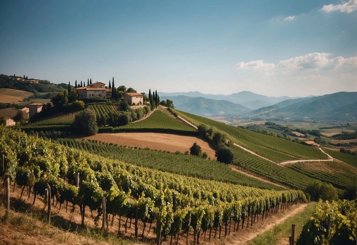 A vineyard in the Veneto Wine Region, Italy.