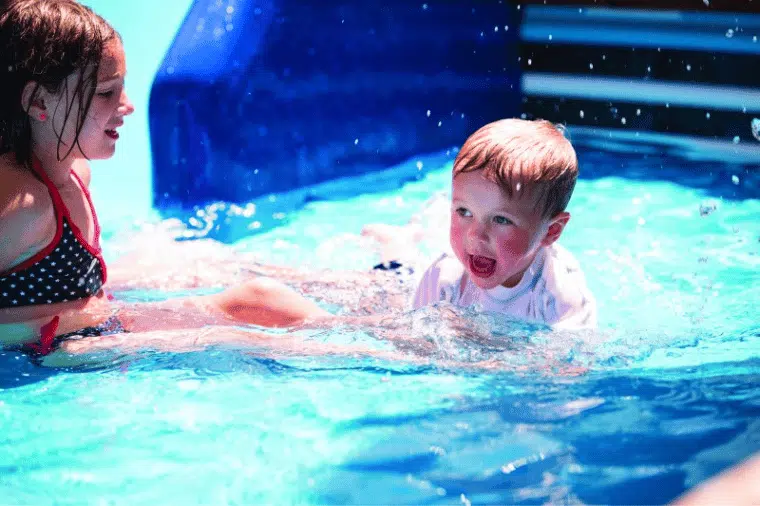 Can babies use the swimming pools?